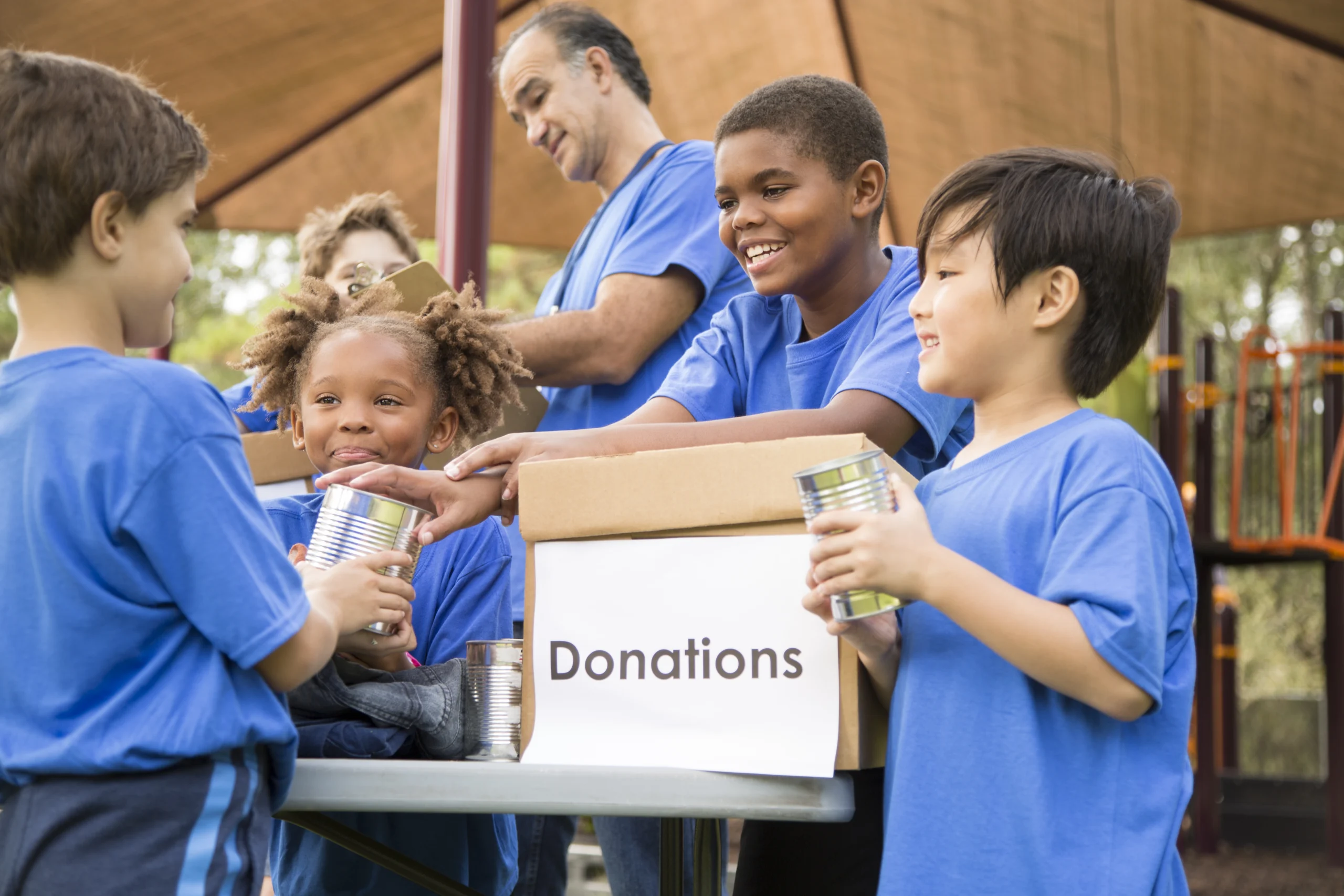 Charity Volunteers Teamwork