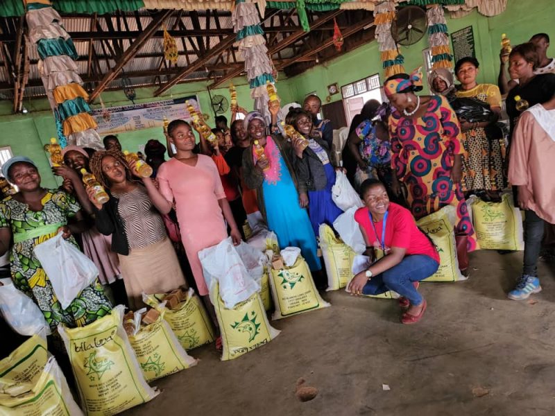 Monthly food distribution reaching 60+ beneficiaries