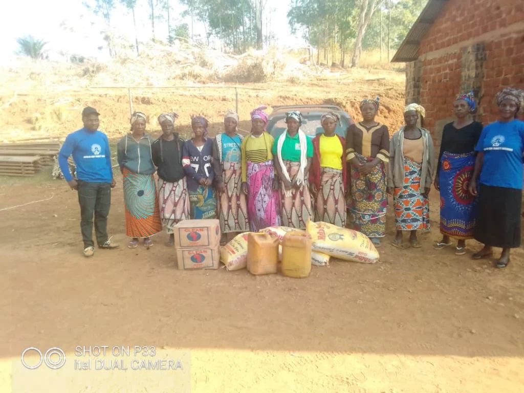 Outreach to widows of Konya village