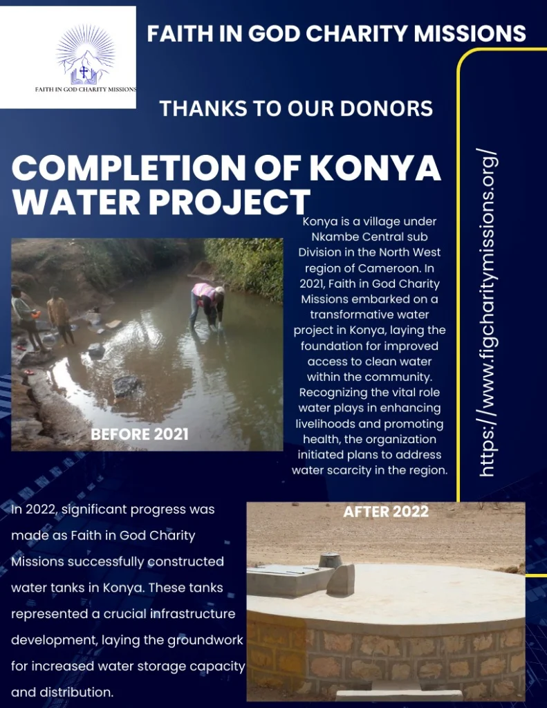 Konya village water project completion