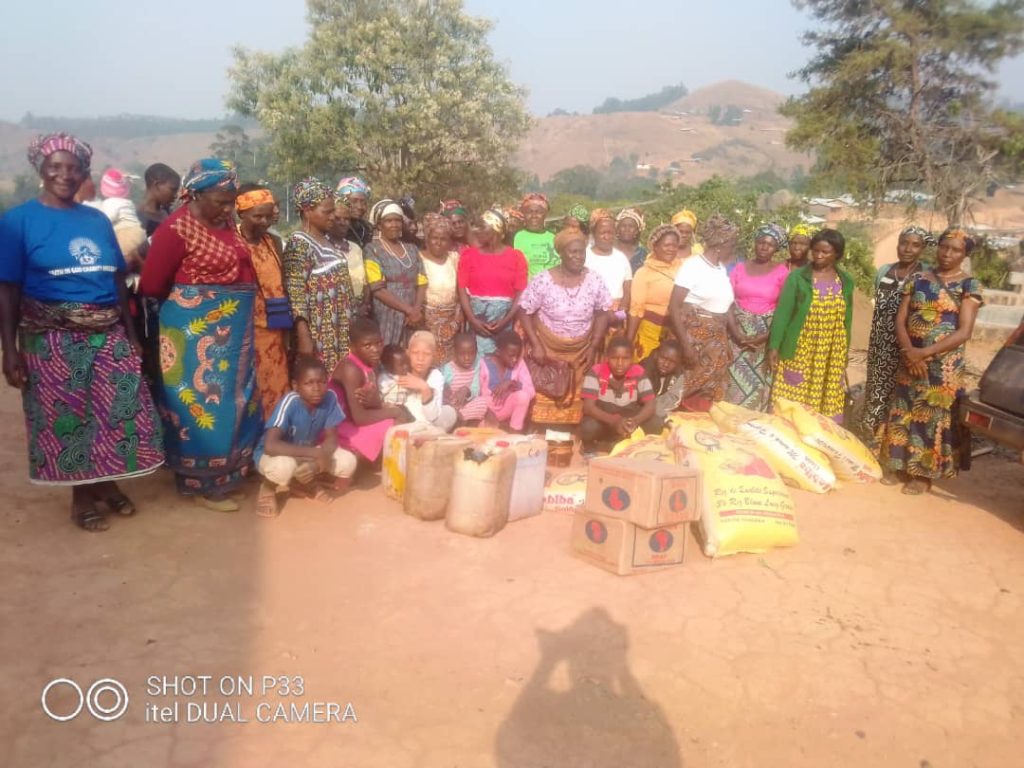 Outreach to widows and orphans of Mbaa village